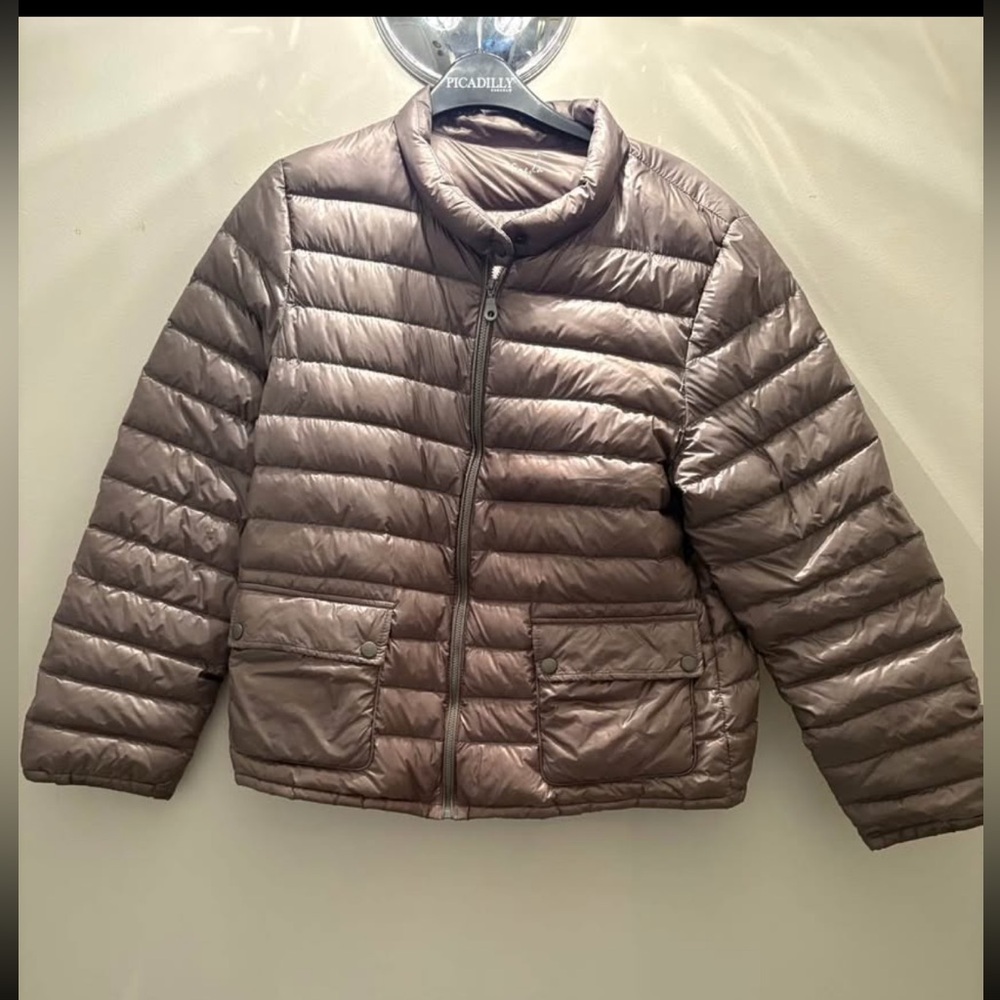 Metallic Puffer Jacket